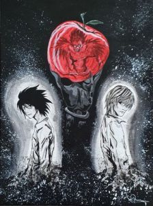 Voir le détail de cette oeuvre: Death Note les 3 héros