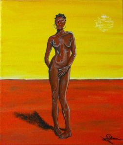 Voir le détail de cette oeuvre: nue d'une belle africaine